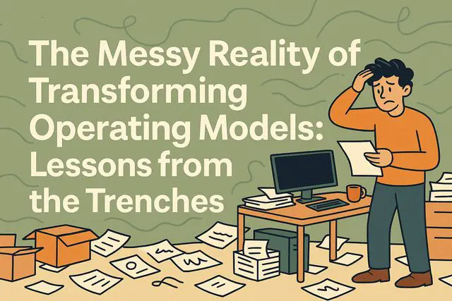 The Messy Reality of Transforming Operating Models: Lessons from the Trenches
