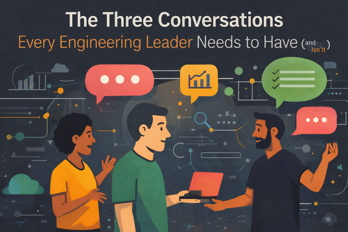 The Three Conversations Every Engineering Leader Needs to Have (and Isn't)