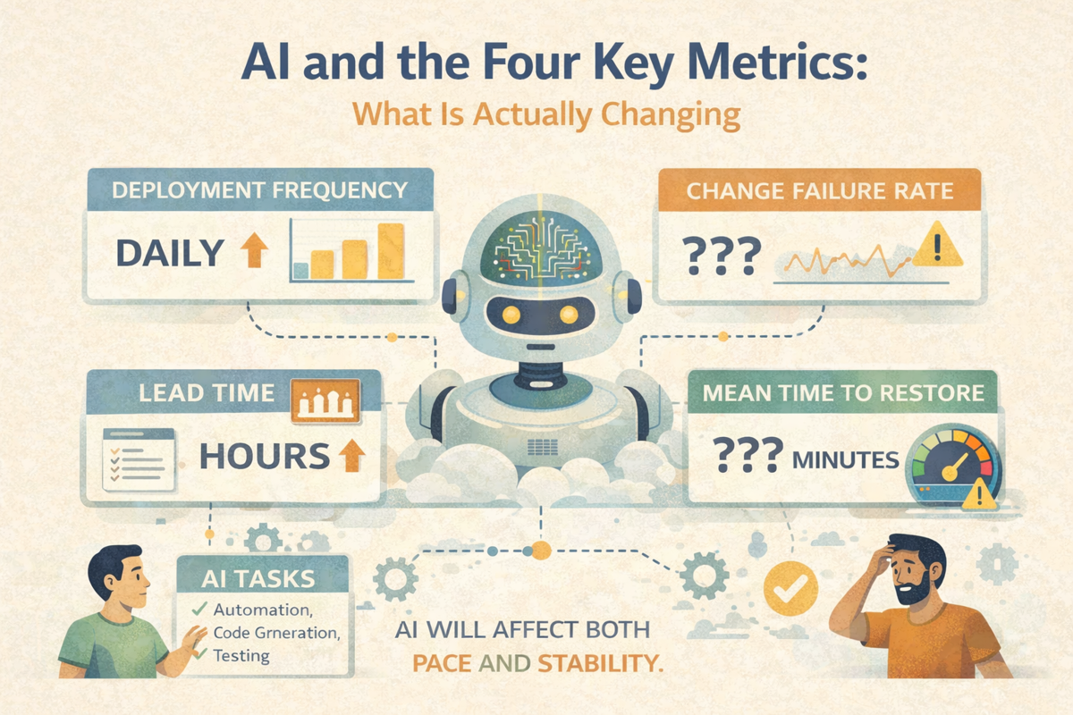 AI and the Four Key Metrics: What Is Actually Changing