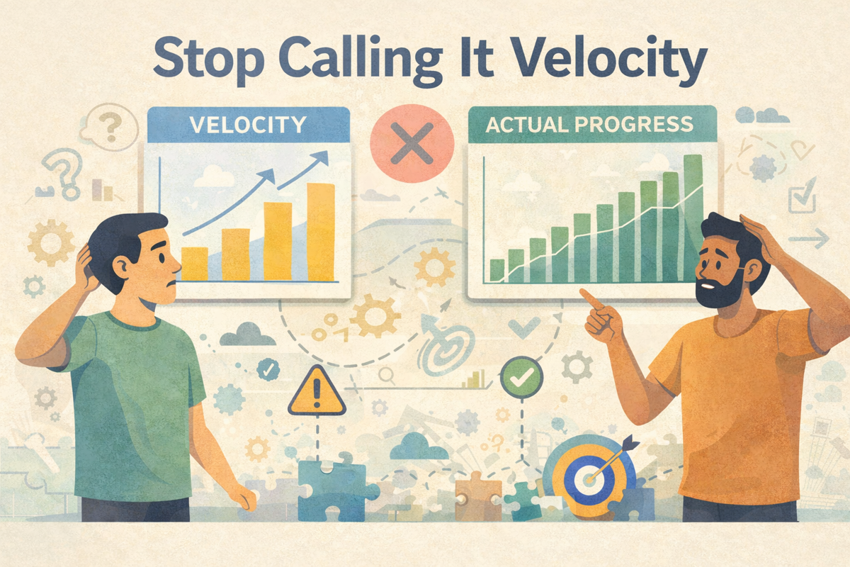 Stop Calling It Velocity